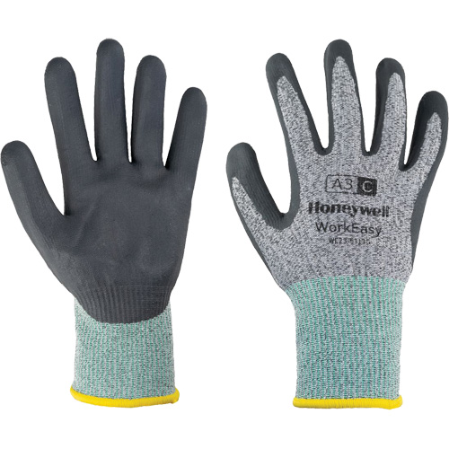 Gants de protection contre les coupures WorkEasy, Taille 6/T-petit, Calibre 13, Rev&ecirc;tement Mousse de nitrile, Enveloppe en PEHP/Fibre de verre, ASTM ANSI niveau A3/EN 388 niveau C Les Distributions ICE