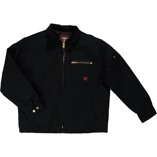 Veste de travail en toile lourde, Hommes, Moyen (grande taille), Noir Les Distributions ICE