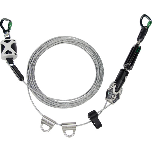Temporary Horizontal Lifeline, Galvanized Cable Les Distributions ICE
