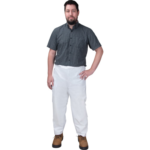 Pantalon jetable, Microporeux, Petit, Blanc Les Distributions ICE