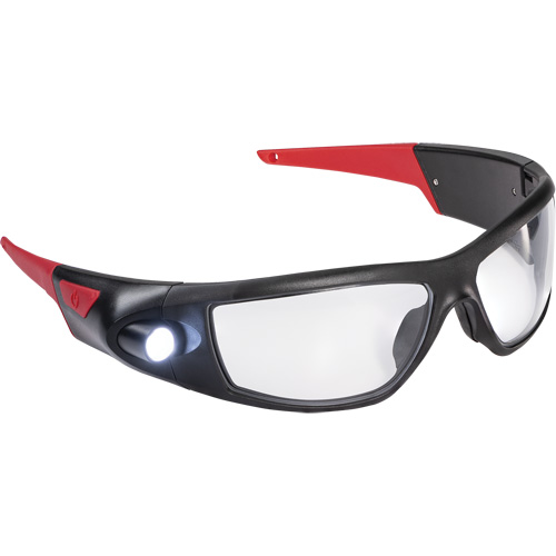 Lunettes de s&eacute;curit&eacute; &agrave; faisceau d'inspection rechargeable SPG400, Lentille Transparent, ANSI Z87+ Les Distributions ICE