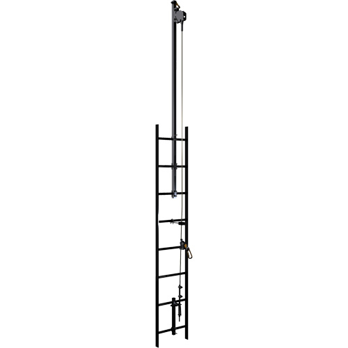 Lad-Saf Cable Vertical Safety System Climb Extension Bracketry, Galvanized Steel Les Distributions ICE