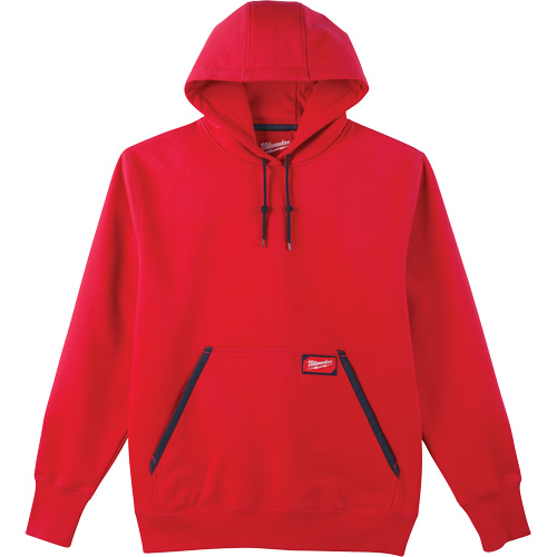 Chandail &agrave; capuchon lourd, Hommes, Petit, Rouge Les Distributions ICE