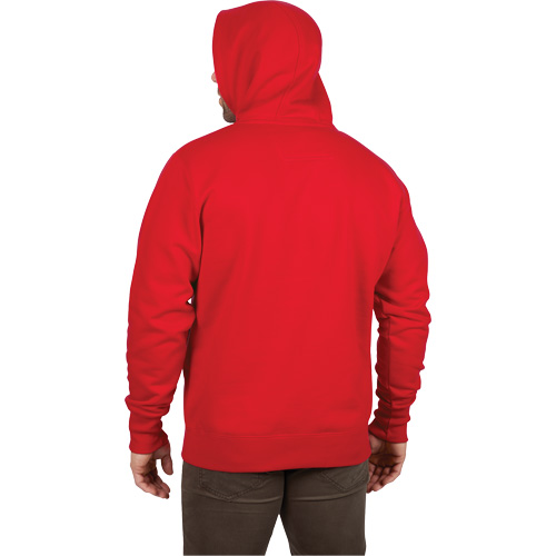 Chandail &agrave; capuchon lourd, Hommes, Petit, Rouge Les Distributions ICE