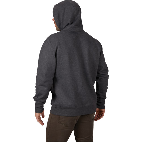 Chandail &agrave; capuchon lourd, Hommes, Petit, Gris Les Distributions ICE