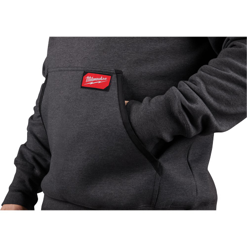 Chandail &agrave; capuchon lourd, Hommes, Petit, Gris Les Distributions ICE