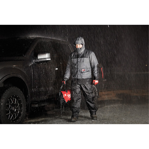 Blouson imperm&eacute;able Hydrobreak, Hommes, 3T-Grand, Gris Les Distributions ICE