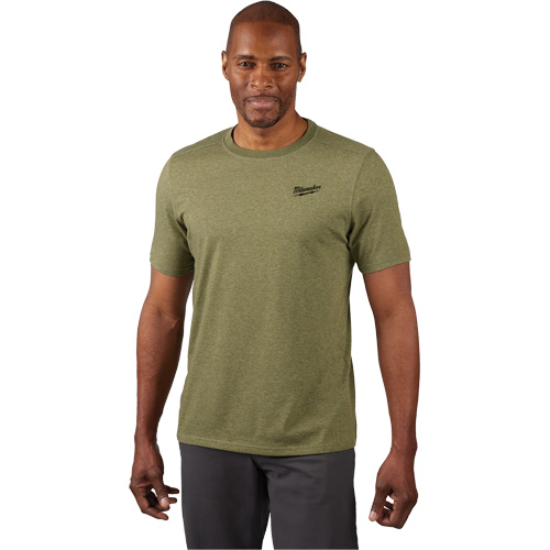 T-shirt de travail hybride, Hommes, Petit, Vert Les Distributions ICE