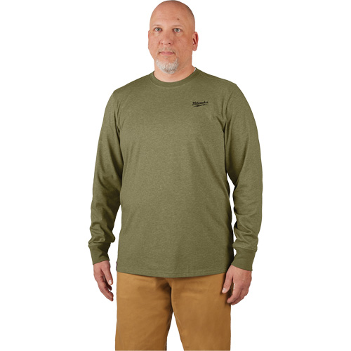 Hybrid Work Tee Shirt, Men's, Small, Green Les Distributions ICE