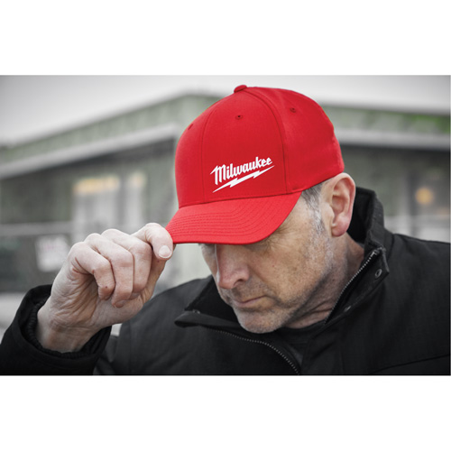 Flexfit&reg; Fitted Hat, Red, Poly-Cotton Les Distributions ICE