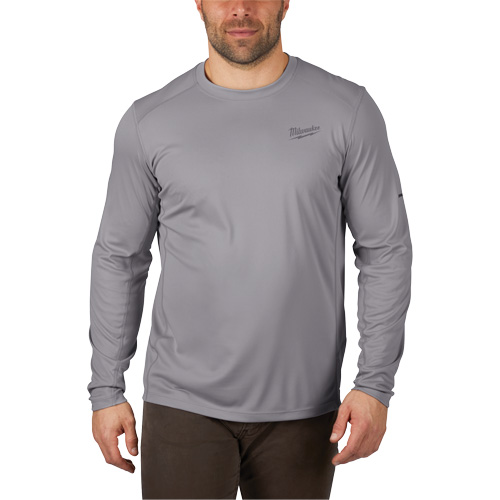 Chandail l&eacute;ger Workskin, Hommes, Petit, Gris Les Distributions ICE
