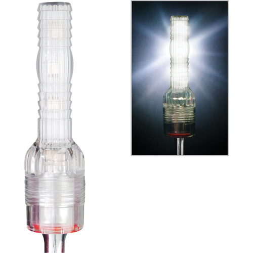 Tige de s&eacute;curit&eacute; de s&eacute;rie lourde avec lumi&egrave;re clignotante Safety Whip Les Distributions ICE
