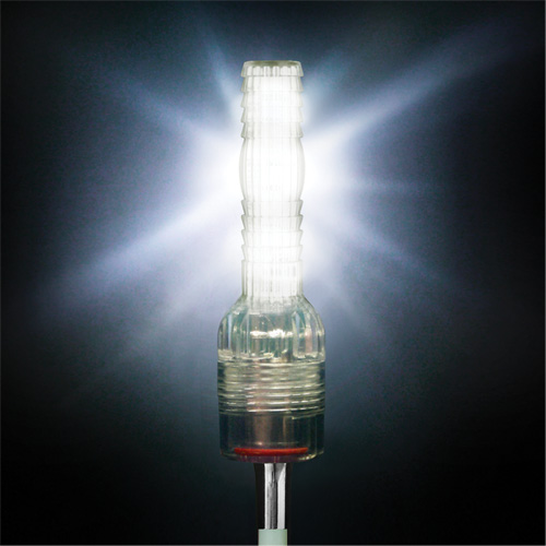 Tige de s&eacute;curit&eacute; de s&eacute;rie lourde avec lumi&egrave;re clignotante Safety Whip Les Distributions ICE