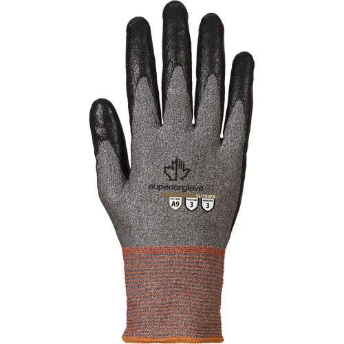 Coated Gloves, Size 5, 21 Gauge, Nitrile Coated, TenActiv Shell, ASTM ANSI Level A9 Les Distributions ICE
