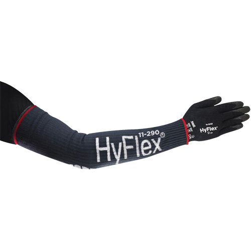 Manchon de compression &eacute;troit et long HyFlex, 18", Kevlar/Polyamide/Spandex/Acier inoxydable, Bleu Les Distributions ICE
