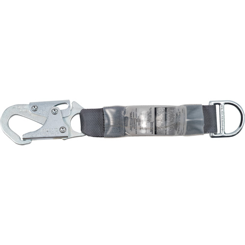 V-Series Standard Energy Absorbing Lanyard, Snap Hook Center, Snap Hook Leg Ends, Polyester Les Distributions ICE