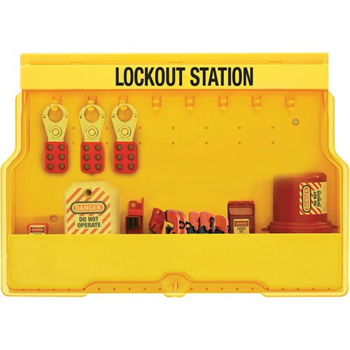 Premier Electrical Lockout Station, None Padlocks, 16 Padlock Capacity, Padlocks Not Included Les Distributions ICE