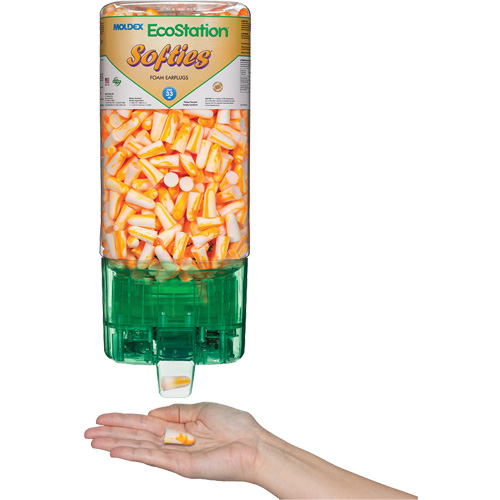 Ensemble de distributeur sans contact EcoStation de bouchons d'oreilles Softies Les Distributions ICE