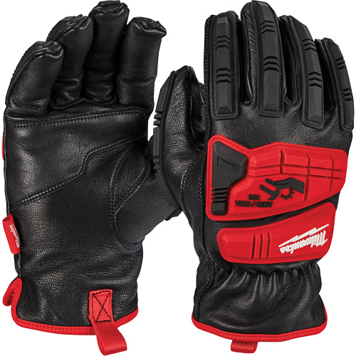 Goatskin Impact Gloves, Medium, Grain Leather Palm Les Distributions ICE