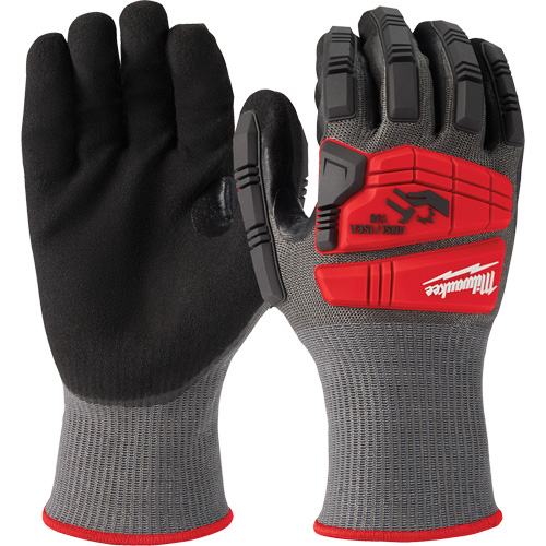 Impact & Cut-Resistant Gloves, Size X-Large, 18 Gauge, Nitrile Coated, ANSI/ISEA 105 Level 5 Les Distributions ICE