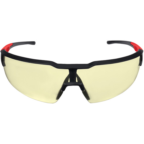 Safety Glasses, Yellow Lens, Anti-Scratch, ANSI Z87+/Meets/Exceeds CSA Z94.3 Les Distributions ICE