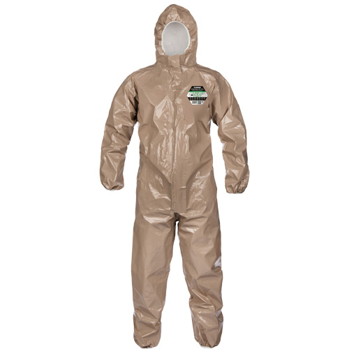 Coveralls, ChemMax 4 Plus, Large, Brown Les Distributions ICE