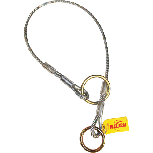 Cable Dual-Ring Adaptor, Tie-Off, Temporary Use Les Distributions ICE