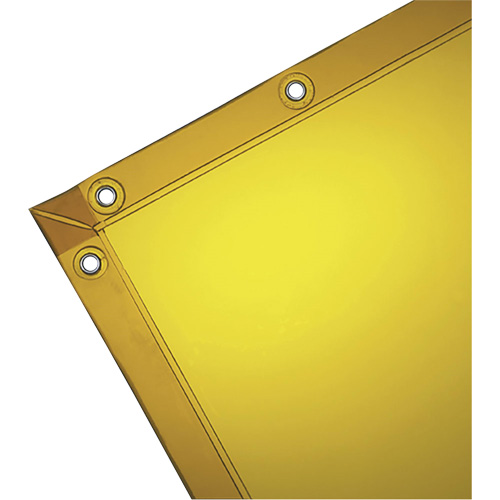 Welding Curtain, 72" x 72", High Transparency, Yellow Les Distributions ICE