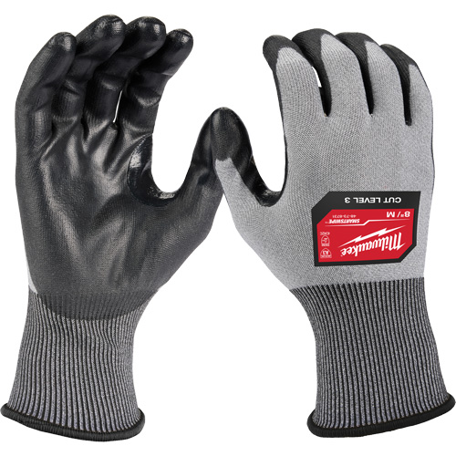 High Dexterity Gloves, Size Small, 18 Gauge, Polyurethane Coated, Polyethylene Shell, ANSI/ISEA 105 Level 4 Les Distributions ICE