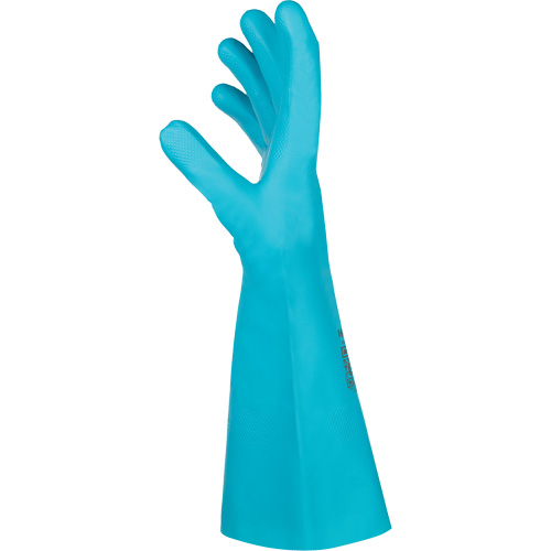 Flextril Chemical Gloves, Size 7, 12.5" L, Nitrile, Nylon Inner Lining Les Distributions ICE