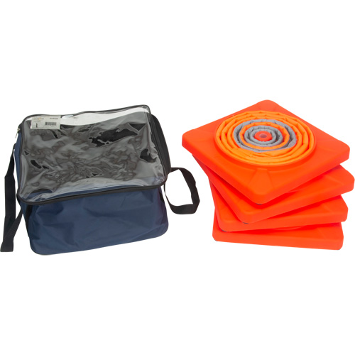 Collapsible Traffic Cone, 28" H, Orange Les Distributions ICE
