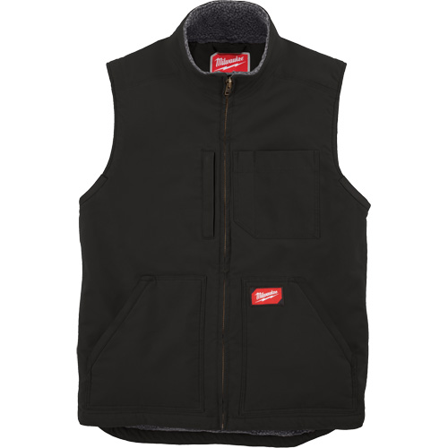 Heavy-Duty Sherpa-Lined Vest, Men's, Small, Black Les Distributions ICE
