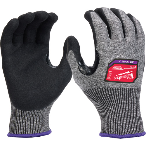 High-Dexterity Dipped Gloves, Size Small, 18 Gauge, Nitrile Coated, Nylon/Polyethylene/Tungsten Shell, ASTM ANSI Level A7/EN 388 Level F Les Distributions ICE