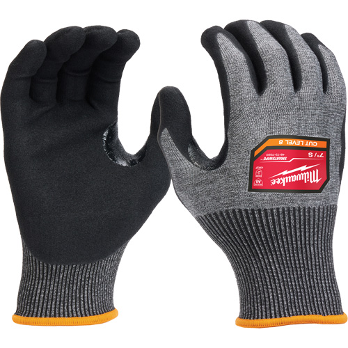 High-Dexterity Dipped Gloves, Size Small, 18 Gauge, Nitrile Coated, Nylon/Polyethylene/Tungsten Shell, ASTM ANSI Level A8/EN 388 Level F Les Distributions ICE