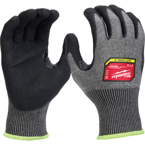 High-Dexterity Dipped Gloves, Size Small, 18 Gauge, Nitrile Coated, Nylon/Polyethylene/Tungsten Shell, ASTM ANSI Level A9/EN 388 Level F Les Distributions ICE