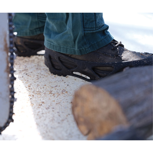 Brass Stride&reg; Non-Sparking Ice Cleats, Brass, Stud Traction, Small Les Distributions ICE