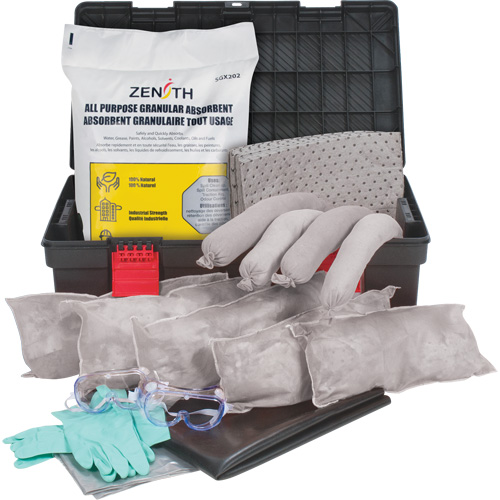 Tool Box Spill Kit, Universal, Bin, 31 US gal. Absorbancy Les Distributions ICE
