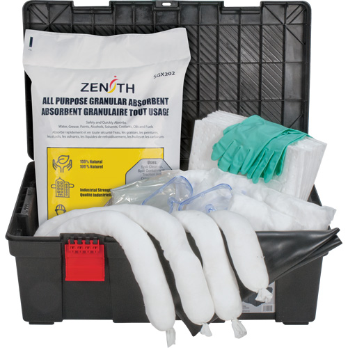 Tool Box Spill Kit, Oil Only, Bin, 31 US gal. Absorbancy Les Distributions ICE
