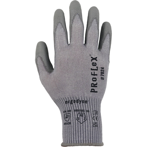 Gants r&eacute;sistant &agrave; la coupe Proflex 7024, Taille Petit, Calibre 13, Rev&ecirc;tement Polyur&eacute;thane, Enveloppe en Polyester/PEHP/Spandex, ASTM ANSI niveau A2/EN 388 niveau B Les Distributions ICE