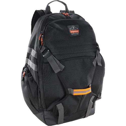 Arsenal 5188 Work Gear Jobsite Backpack with Hardhat Storage, 15" L x 7" W, Black, Nylon/Polyester Les Distributions ICE