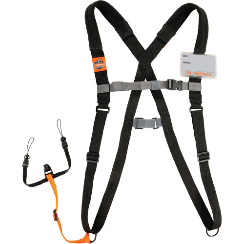 Harnais & longe &agrave; scanneur de code barres coussin&eacute;e Squids 3138 pour ordinateurs portables, Longueur fixe, Boucle Les Distributions ICE
