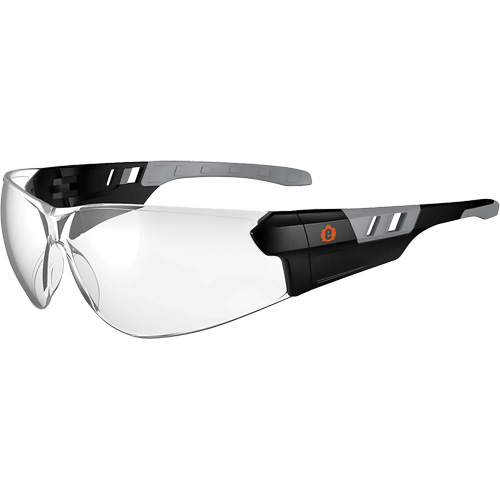 Skullerz SAGA Frameless Safety Glasses, Clear Lens, Anti-Fog/Anti-Scratch, ANSI Z87+/Meets/Exceeds CSA Z94.3 Les Distributions ICE