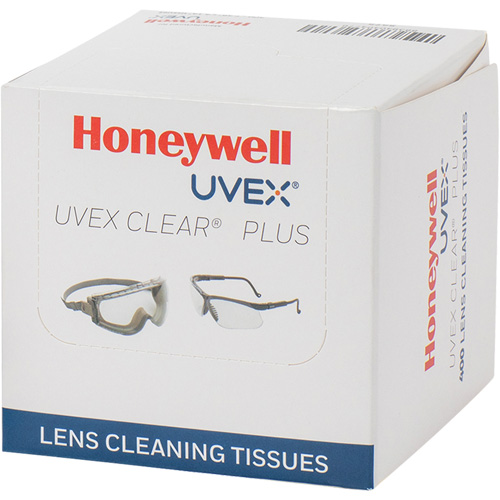 Serviette pour lentilles Uvex Clear Plus, 4,125" x 3,96" Les Distributions ICE