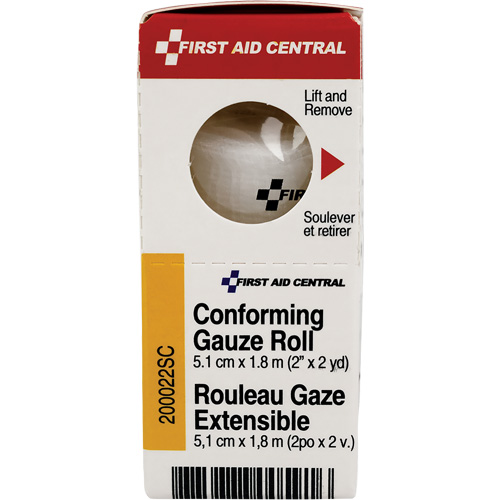 SmartCompliance&reg; Refill Conforming Stretch Gauze Bandage, Roll, 6' L x 2" W, Sterile, Medical Device Class 1 Les Distributions ICE