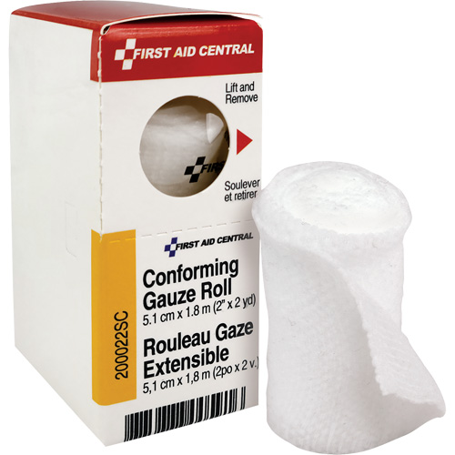 SmartCompliance&reg; Refill Conforming Stretch Gauze Bandage, Roll, 6' L x 2" W, Sterile, Medical Device Class 1 Les Distributions ICE