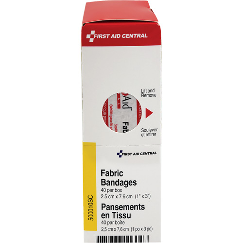SmartCompliance&reg; Refill Adhesive Bandages, Rectangular/Square, 3", Fabric, Non-Sterile Les Distributions ICE