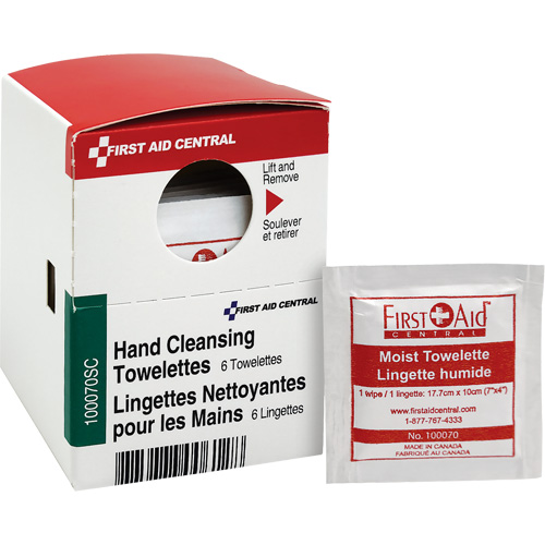 SmartCompliance&reg; Refill Cleansing Wipes, Towelette, Hand Cleaning Les Distributions ICE