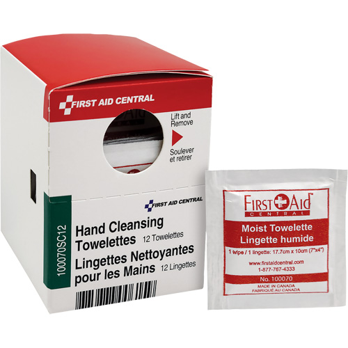SmartCompliance&reg; Refill Cleansing Wipes, Towelette, Hand Cleaning Les Distributions ICE