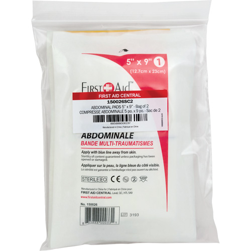 SmartCompliance&reg; Refill Abdominal Trauma Pads Les Distributions ICE