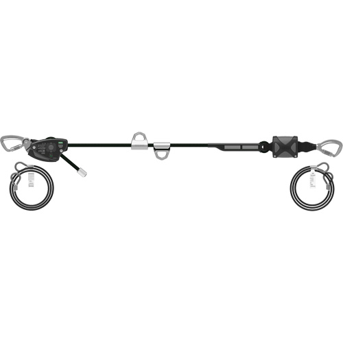 Corde de 60' pour ligne de vie temporaire horizontale, Corde d'alpinisme Les Distributions ICE